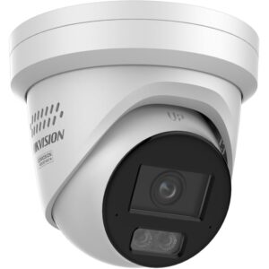 HIKVISION 8MP SMART HYBRID LIGHT WITH COLORVU 2.8MM FIXED TURRET NETWORK CAMERA – TWO WAY AUDIO – DS-2CD2387G3-LIS2UY/S(L) WHITE
