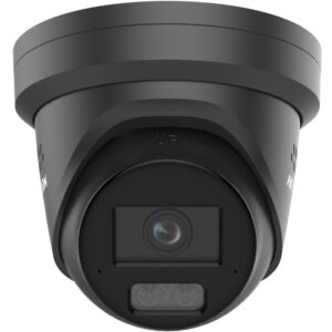 HIKVISION 8MP SMART HYBRID LIGHT WITH COLORVU 2.8MM FIXED TURRET NETWORK CAMERA – TWO WAY AUDIO – DS-2CD2387G3-LIS2UY/S(L) BLACK