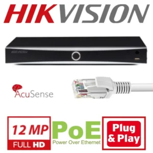 Hikvision 12MP 4K 16CH POE NVR ACUSENSE DS-7716NXI-I4/16P/S(E)
