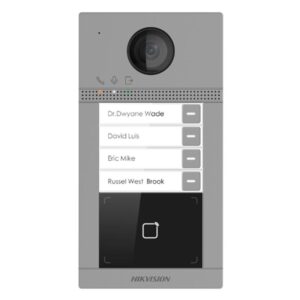 HIKVISION 4 BUTTON METAL VILLA DOOR STATION 2MP DS-KV8413-WME1(B)
