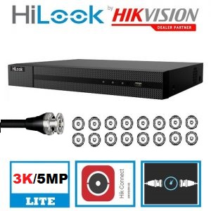 HILOOK DVR 16CH 3K/5MP LITE DVR-216Q-M1