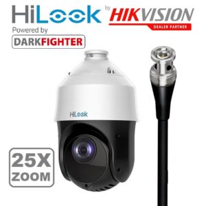 HILOOK PTZ TVI 25X ZOOM 2MP POWERED BY DARKFIGHTER IR ANALOG SPEED DOME CAMERA PTZ-T4225I-D