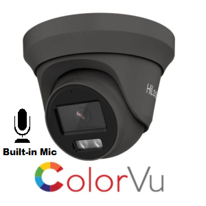 HILOOK IP 5MP COLORVU CAMERA WITH MIC IPC-T259H-MU(2.8mm) GREY