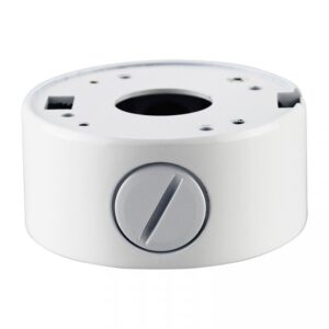 CCTV Camera Wall Mount Bracket Deep Base White
