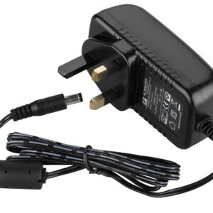 POWER SUPPLY 12V 2A For CCTV CAMERA 3 Pin UK PLUG