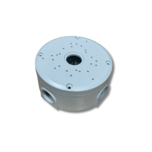 Outdoor IP Junction Box Round 120x120x54mm – WHITE