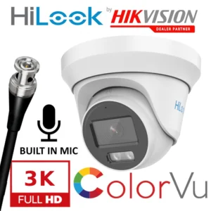 HILOOK 3K COLORVU CAMERA WITH MIC 2.8MM LENS THC-T259-MS