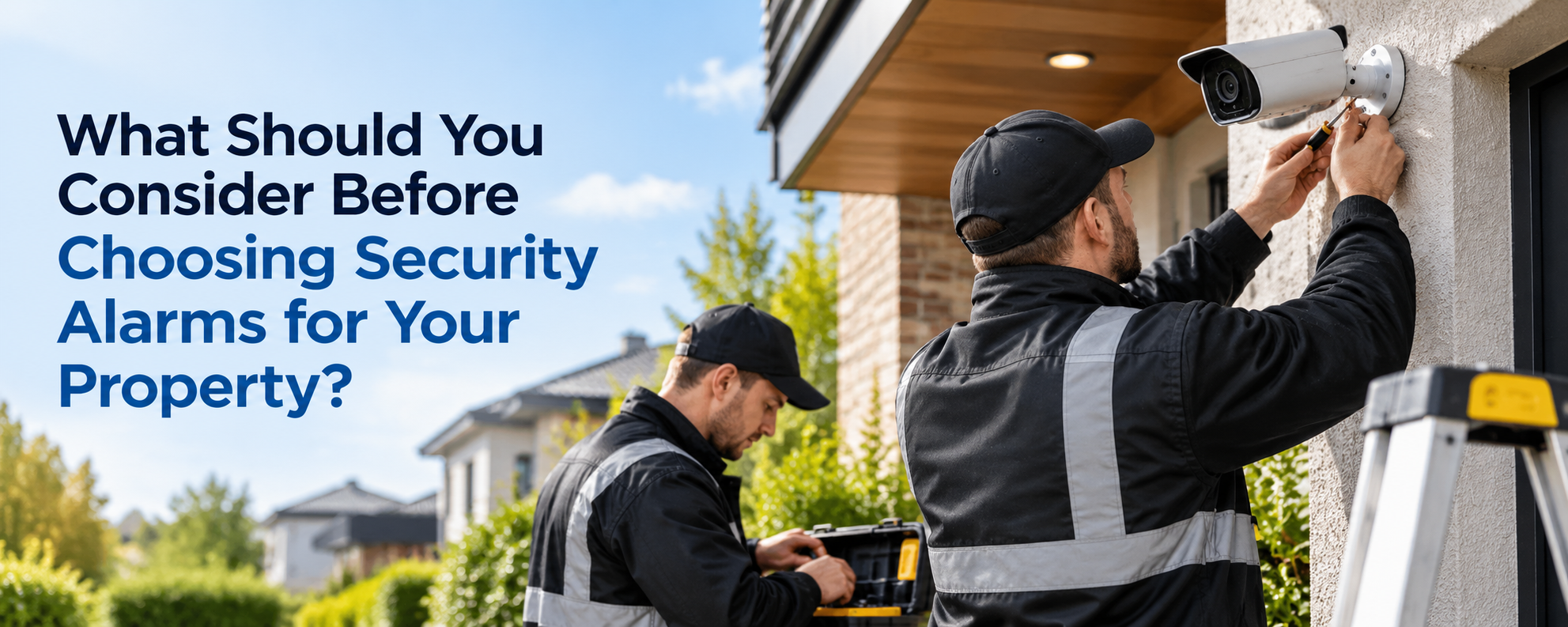 What Should You Consider Before Choosing Security Alarms for Your Property