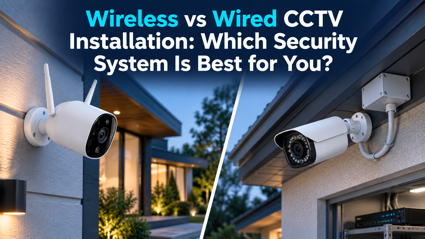 Wireless vs Wired CCTV Installation