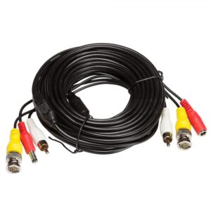 BNC CABLE 10M VIDEO & POWER DC+BNC-10M+RCA